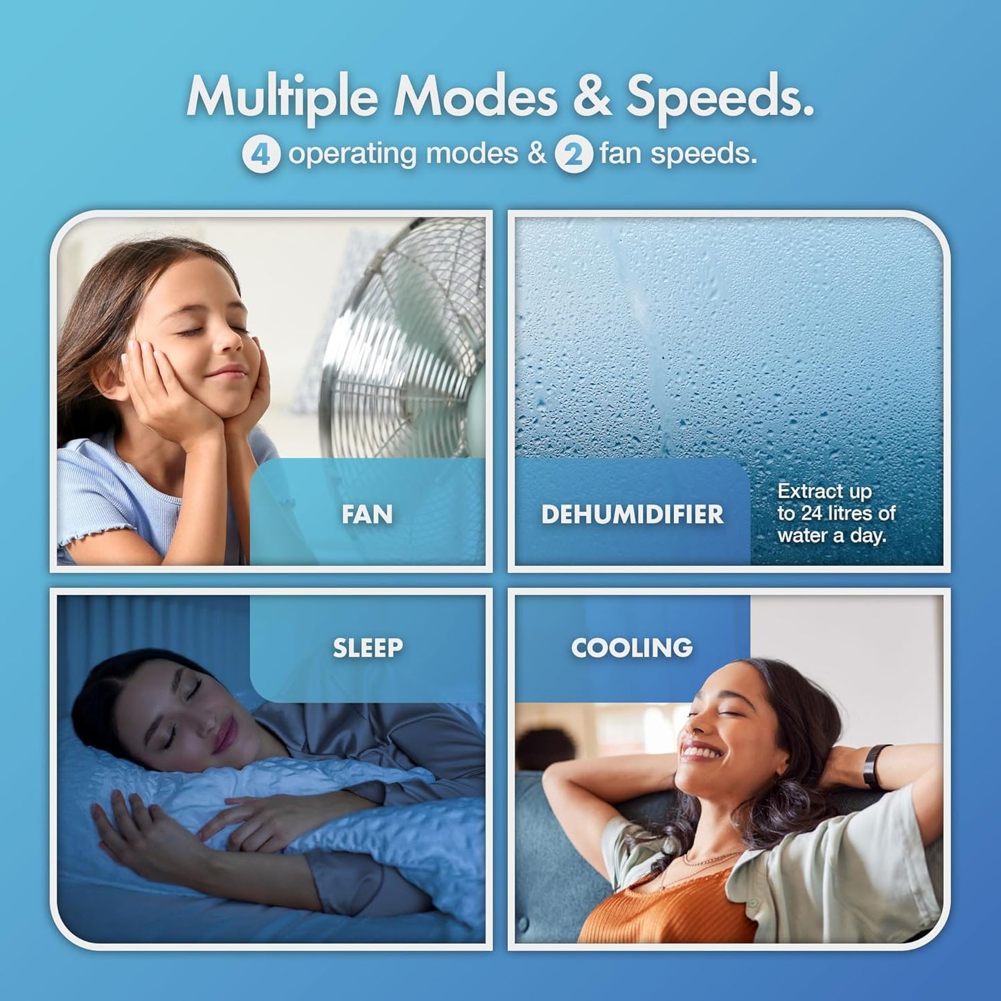 12000 BTU Portable Air Conditioner with WiFi, Cooling, Dehumidifier, Fan, Sleep Mode & Remote Control