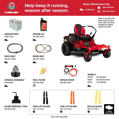 Mustang 42 In. 22 HP V-Twin Kohler 7000 Series Engine Dual Hydrostatic Drive Gas Zero Turn Riding Lawn Mower