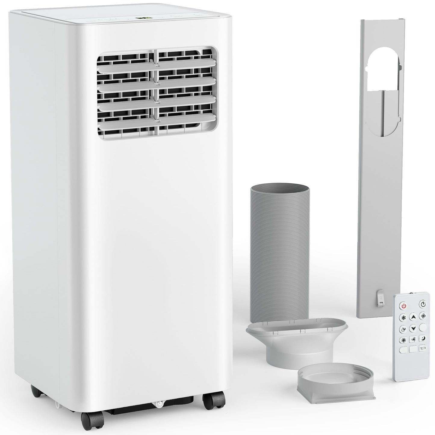 9000 BTU Portable Air Conditioner with Cooling, Dehumidifier, Fan, Sleep Mode & Remote Control