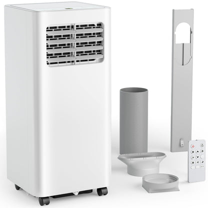 9000 BTU Portable Air Conditioner with Cooling, Dehumidifier, Fan, Sleep Mode & Remote Control