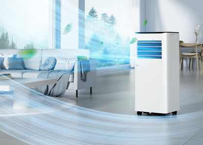 Air Conditioning Unit - Portable Air Conditioner 9000 BTU, 4-in-1 Energy Efficient Cooling & Dehumidifier, Quiet Operation