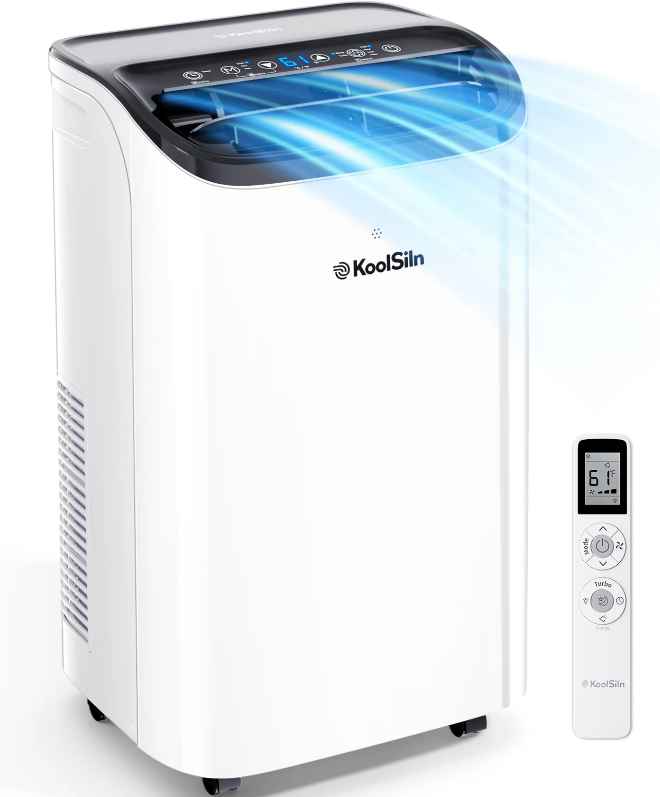 14000 BTU Portable Air Conditioner with Cooling, Dehumidifier, Fan, Sleep Mode & Remote Control